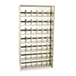 Best Snap-Together 7-Shelf Steel Closed Starter Set, 88"H x 48"W x 12"D, Sand (TNN128848PCSD) Shelving