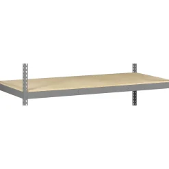 New Z-Line Long Span Extra Shelf, Supports 2,250 lb., Medium Grey, 48"W x 24"D Storage Cabinets
