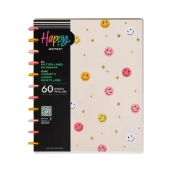 The Happy Planner Happy Brights Notebook, 8.5" x 11", Dotted, 60 Sheets, Multicolor (NPB-058) New