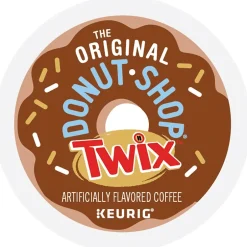 Keurig K-Cups<The Original Donut Shop Twix Coffee Keurig® K-Cup® Pods, Medium Roast, 24/Box (5000368824)