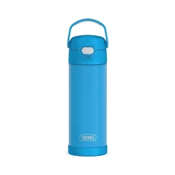 Water Bottles<Thermos FUNtainer Minecraft/Pokemon/Electric Blue Stainless Steel Vacuum-Insulated Water Bottle, Assorted Colors, 16 oz.