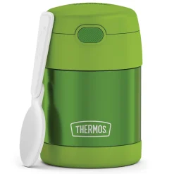 Thermos FUNtainer Stainless Steel Vacuum-Insulated Food Jar, 10-Oz., Lime (F3100LM6) Outlet