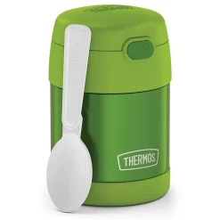 Thermos FUNtainer Stainless Steel Vacuum-Insulated Food Jar, 10-Oz., Lime (F3100LM6) Outlet