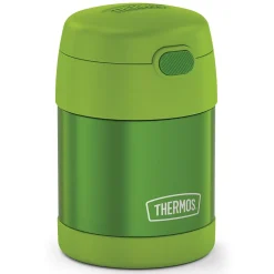 Thermos FUNtainer Stainless Steel Vacuum-Insulated Food Jar, 10-Oz., Lime (F3100LM6) Outlet