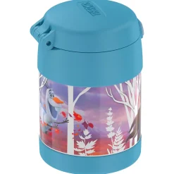 Thermos FUNtainer Stainless Steel Vacuum-Insulated Licensed Food Jar, 10-Oz., Frozen 2 (F3101FZ6) New