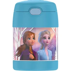 Thermos FUNtainer Stainless Steel Vacuum-Insulated Licensed Food Jar, 10-Oz., Frozen 2 (F3101FZ6) New