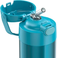 Water Bottles<Thermos FUNtainer Stainless Steel Vacuum Insulated Water Bottle, 12 oz., Teal (THRF4100TL6)