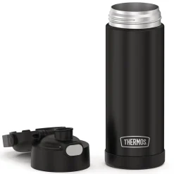 Water Bottles<Thermos FUNtainer Stainless Steel Vacuum Insulated Water Bottle, 16 oz., Black Matte (THRF41101BK6)