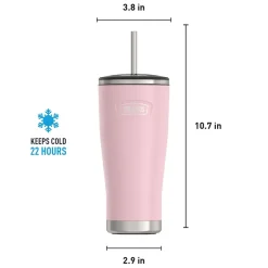 Thermos Icon Stainless Steel Vacuum Insulated, 24 oz., Sunset Pink, (THRIS1112SP4)