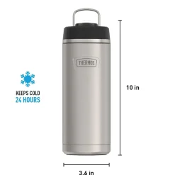 Water Bottles<Thermos Icon Stainless Steel Vacuum Insulated Water Bottle, 32 oz., Matte Stainless Steel, (THRIS2332MS4)