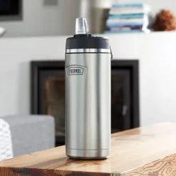 Water Bottles<Thermos Icon Stainless Steel Vacuum Insulated Water Bottle, 32 oz., Matte Stainless Steel, (THRIS2332MS4)