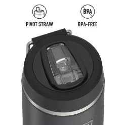 Water Bottles<Thermos Icon Stainless Steel Vacuum Insulated Water Bottle, 32 oz., Granite, (THRIS2332GT4)