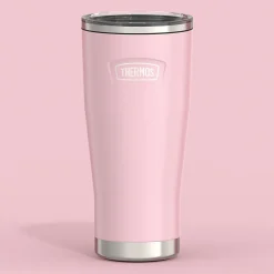 Thermos Icon Stainless Steel Vacuum Insulated Tumbler with Slide Lock, 24 oz., Sunset Pink (IS1122SP4)