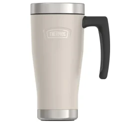 Thermos Icon Stainless Steel Vacuum Insulated Travel Mug, 16 oz., Sandstone, (THRIS1002SN4)