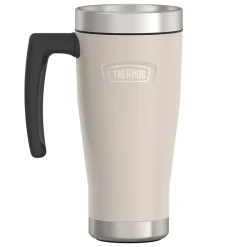 Thermos Icon Stainless Steel Vacuum Insulated Travel Mug, 16 oz., Sandstone, (THRIS1002SN4)