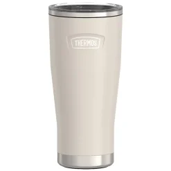 Thermos Icon Stainless Steel Vacuum Insulated Tumbler with Slide Lock, 24 oz., Sandstone (IS1122SN4)