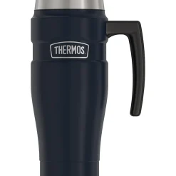 Thermos King Stainless Steel Vacuum Insulated Travel Mug, 16 oz., Midnight Blue (THRSK1000MDB4)