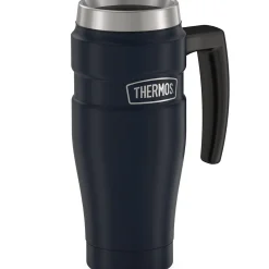 Thermos King Stainless Steel Vacuum Insulated Travel Mug, 16 oz., Midnight Blue (THRSK1000MDB4)
