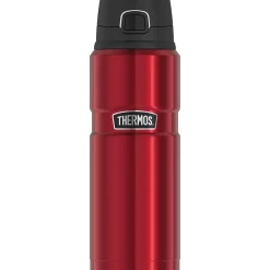 Thermos King Stainless Steel Vacuum Insulated Travel Mug, 24 oz., Matte Red (THRSK4000MR4)
