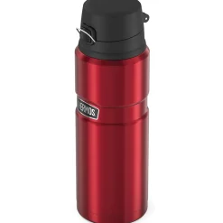 Thermos King Stainless Steel Vacuum Insulated Travel Mug, 24 oz., Matte Red (THRSK4000MR4)