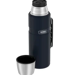 Thermos 2-Liter Stainless King Vacuum-Insulated Stainless Steel Beverage Bottle, Matte Blue (SK2020MDB4)