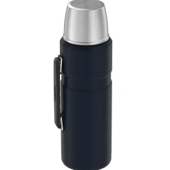 Thermos 2-Liter Stainless King Vacuum-Insulated Stainless Steel Beverage Bottle, Matte Blue (SK2020MDB4)