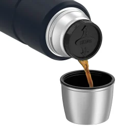 Thermos 2-Liter Stainless King Vacuum-Insulated Stainless Steel Beverage Bottle, Matte Blue (SK2020MDB4)