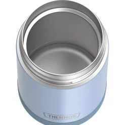 Thermos 16-Ounce FUNtainer Vacuum-Insulated Stainless Steel Food Jar with Folding Spoon, Denim Blue (F31101DB6) New
