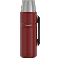 Thermos 40-Ounce Stainless King Vacuum-Insulated Stainless Steel Beverage Bottle, Matte Red (SK2010MR4)