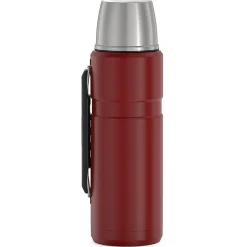 Thermos 40-Ounce Stainless King Vacuum-Insulated Stainless Steel Beverage Bottle, Matte Red (SK2010MR4)