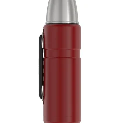 Thermos 40-Ounce Stainless King Vacuum-Insulated Stainless Steel Beverage Bottle, Matte Red (SK2010MR4)