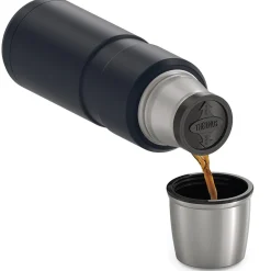 Thermos 16-Ounce Stainless King Vacuum-Insulated Stainless Steel Compact Bottle, Midnight Blue (SK2000MDB4)