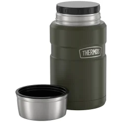 Thermos 24-Ounce Stainless King Vacuum-Insulated Food Jar, Army Green (SK3020AGTRI4) New