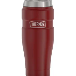 Thermos 16-Ounce Stainless King Vacuum-Insulated Stainless Steel Travel Tumbler, Rustic Red (SK1005MR4)
