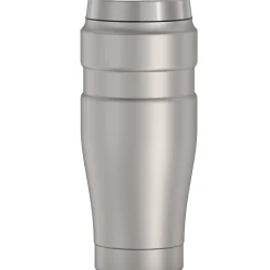 Thermos 16-Ounce Stainless King Vacuum-Insulated Stainless Steel Travel Tumbler, Matte Steel (SK1005MSTRI4)
