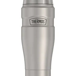 Thermos 16-Ounce Stainless King Vacuum-Insulated Stainless Steel Travel Tumbler, Matte Steel (SK1005MSTRI4)