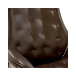 New Brooks Ergonomic Bonded Leather Swivel Executive Chair, Brown (51493-BRN) Office Chairs