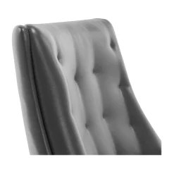 Brooks Ergonomic Bonded Leather Swivel Executive Chair, Gray (51493-GRY) Office Chairs