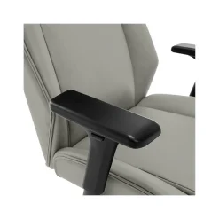 Hot Darius Ergonomic Bonded Leather Swivel Executive Chair, Gray (51490-GRY) Office Chairs