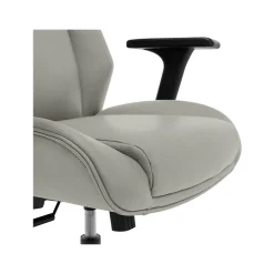 Hot Darius Ergonomic Bonded Leather Swivel Executive Chair, Gray (51490-GRY) Office Chairs