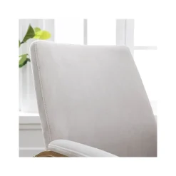 Discount Jolie Ergonomic Fabric Swivel Desk Chair, (60068-LGRY) Ergonomic Chairs