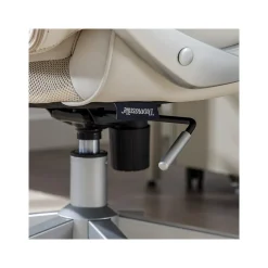 Sale Josephine Ergonomic Bonded Leather Swivel Manager Chair, Beige (60071-CRM) Ergonomic Chairs