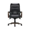 New Lockhart Ergonomic Bonded Leather Swivel Executive Chair, Black (51494-BLK) Office Chairs