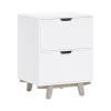 Best Whitney 2-Drawer Lateral File Cabinet, Letter/Legal Size, 31.25"H x 23.75"W x 20"D, White (SPLS-WHLF-TV) File Cabinets