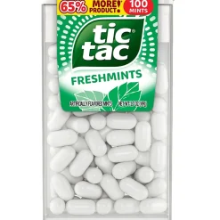 Gum & Mints<Tic Tac Freshmints, 100 Piece, 1.7 oz., 12/Box (FEU00384)