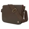 Token Sheridan Nylon Contemporary Messenger Bag, Dark Brown (TK-4576Z-WN DBR)