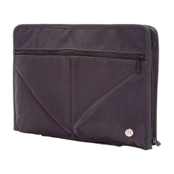 Token Woodlawn Nylon Padfolio with Zipper Closure, Navy (TK-155-WN NVY)