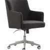 Online Belmont Ergonomic Twill Swivel Executive Chair, Gray (CHR10061B) Office Chairs
