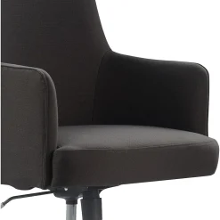 Online Belmont Ergonomic Twill Swivel Executive Chair, Gray (CHR10061B) Office Chairs
