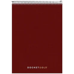 TOPS Docket Gold Notepad, 8.5" x 11.75", Project Ruled, Maroon, 70 Sheets/Pad (63753) Online